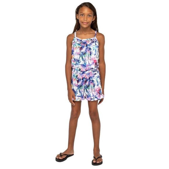NWT ☀️ Hurley Youth 2-pack Dress and Romper Blue and Floral: Sizes Girls S, M, L - Picture 2 of 16